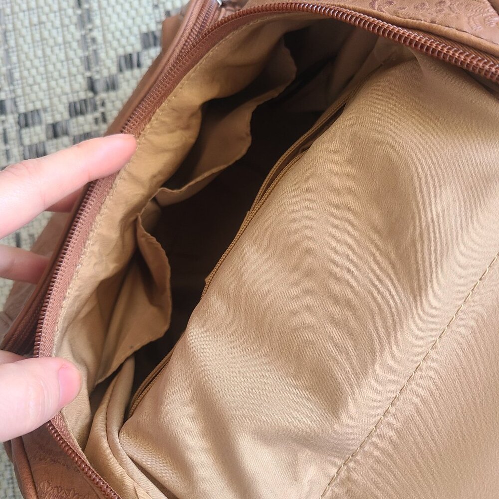 Multi Sac Brown Backpack Convertible Crossbody 11… - image 5